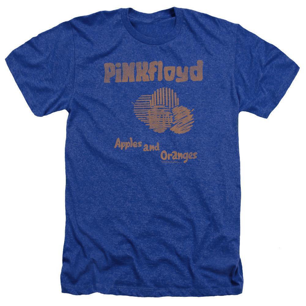 Floyd Apples And Oranges Adult Heather T Shirt Royal Blue